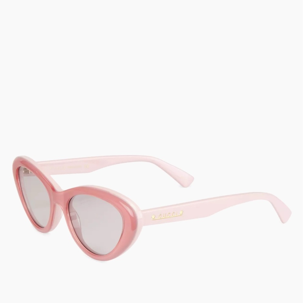 Gucci Stylish Cat-Eye Acetate Sunglasses